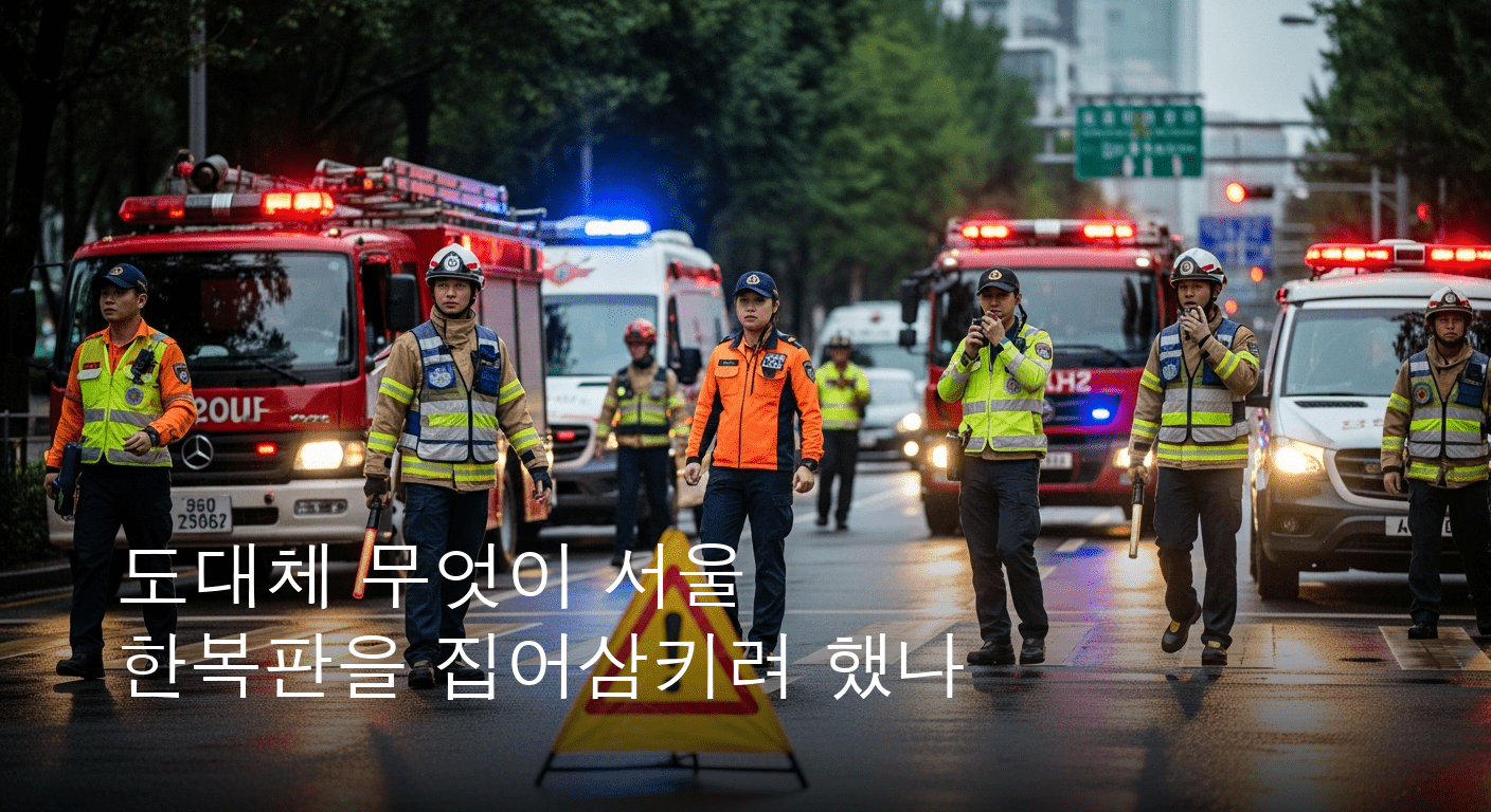 올림픽공원 인근 대규모 가스 유출 비상! 130여 명 긴급 대피, 도시를 뒤흔든 안전 경고