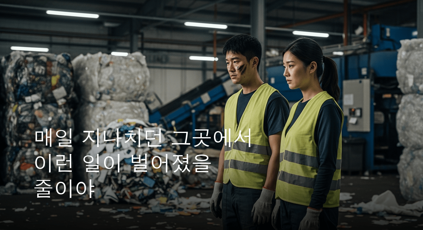 재활용 시설에서 드러난 충격 진실, 80대 요양병원 환자 다리로 최종 확인됐다