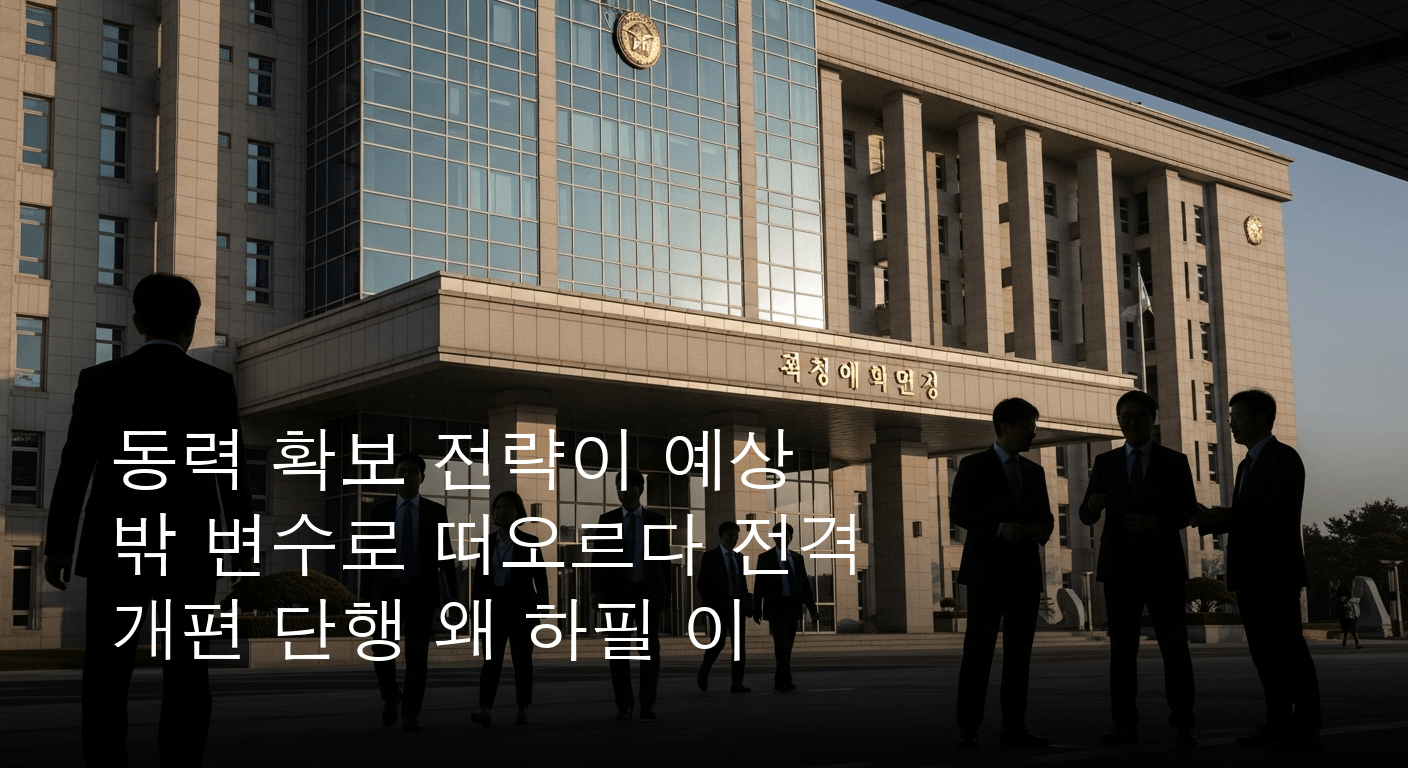 대통령실, 국정 동력 확보 위한 주요 참모진 전격 개편 단행