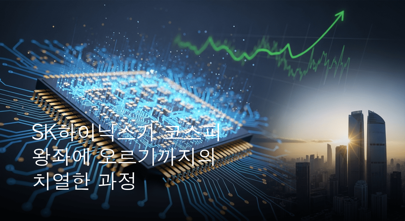 반도체 거인의 질주 SK하이닉스 코스피 시가총액 왕좌에 올랐다