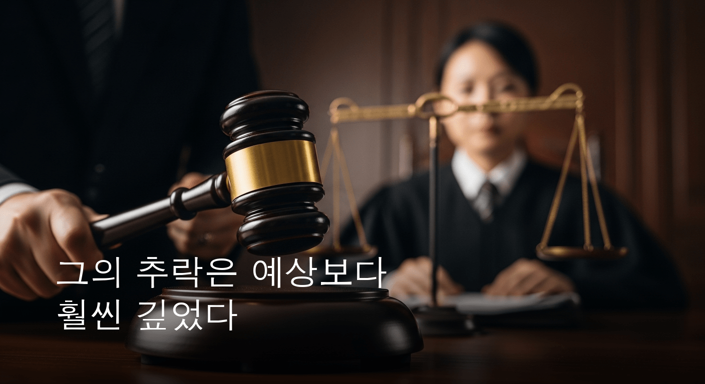 전 법무부 장관, 내란 가담 및 직권남용 혐의로 징역 25년 선고…법정 구속의 충격