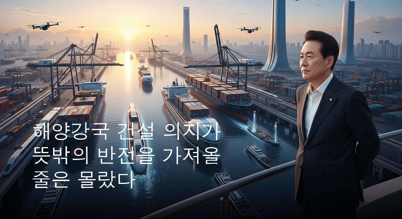 대통령, 해양수산부 차관 전격 임명하며 해양강국 건설 의지 피력했다
