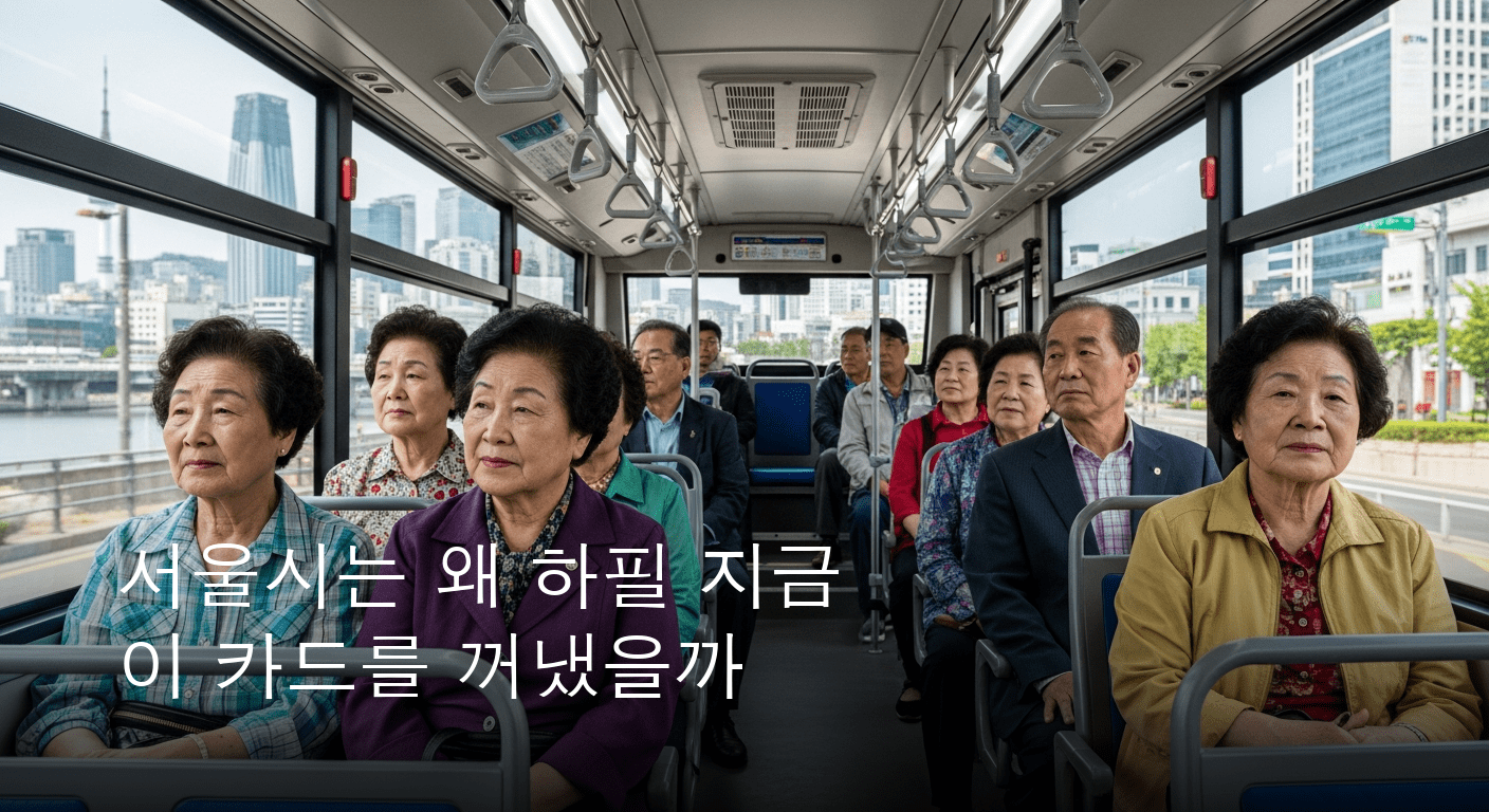 서울시, 노년층 대중교통 정책 대변화 예고 무임승차 연령 상향 및 버스 확대 논의 초읽기