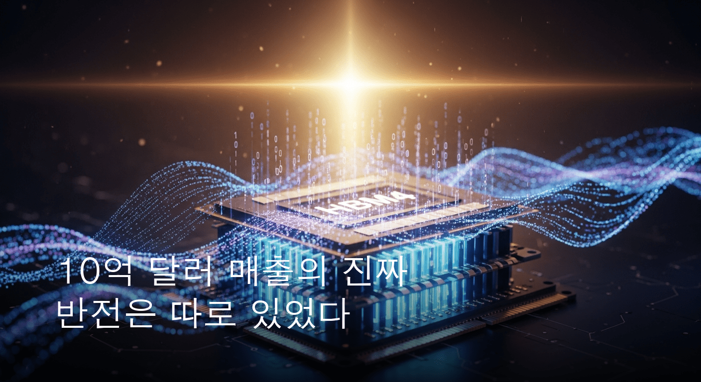 삼성전자, HBM4 매출 10억 달러 돌파. 인공지능 시대 주도권 확보 박차.