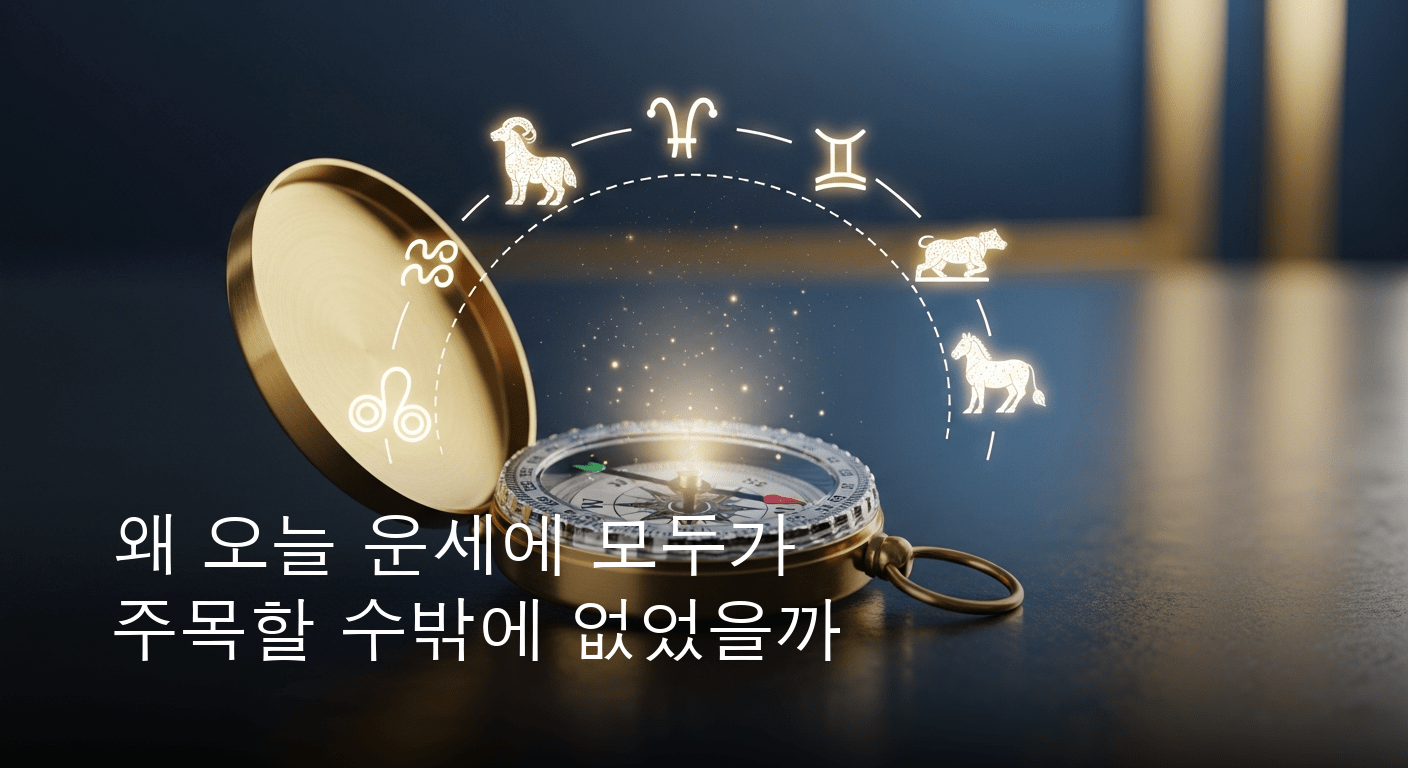 운명의 나침반 6월 22일 월요일 띠별 운세 대공개
