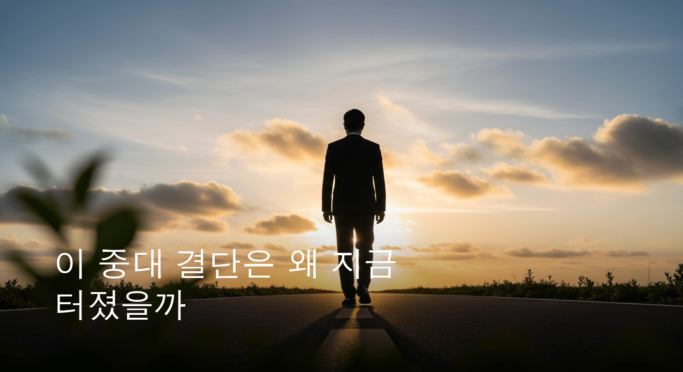 중대 결단, 당의 리더십 교체 움직임…새로운 역사의 서막 열리나