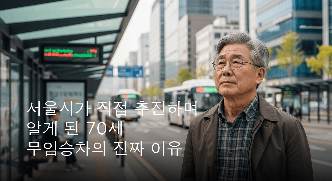 고령화 시대, 대중교통 복지 패러다임 전환하나? 서울시, 무임승차 70세 상향·버스 확대 전격 추진