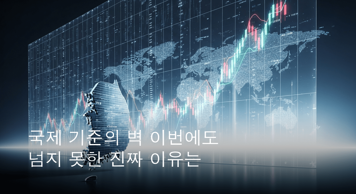 한국 증시, MSCI 선진국 지수 관찰대상국 등재 또다시 불발... 국제 투자 기준의 벽 높았다