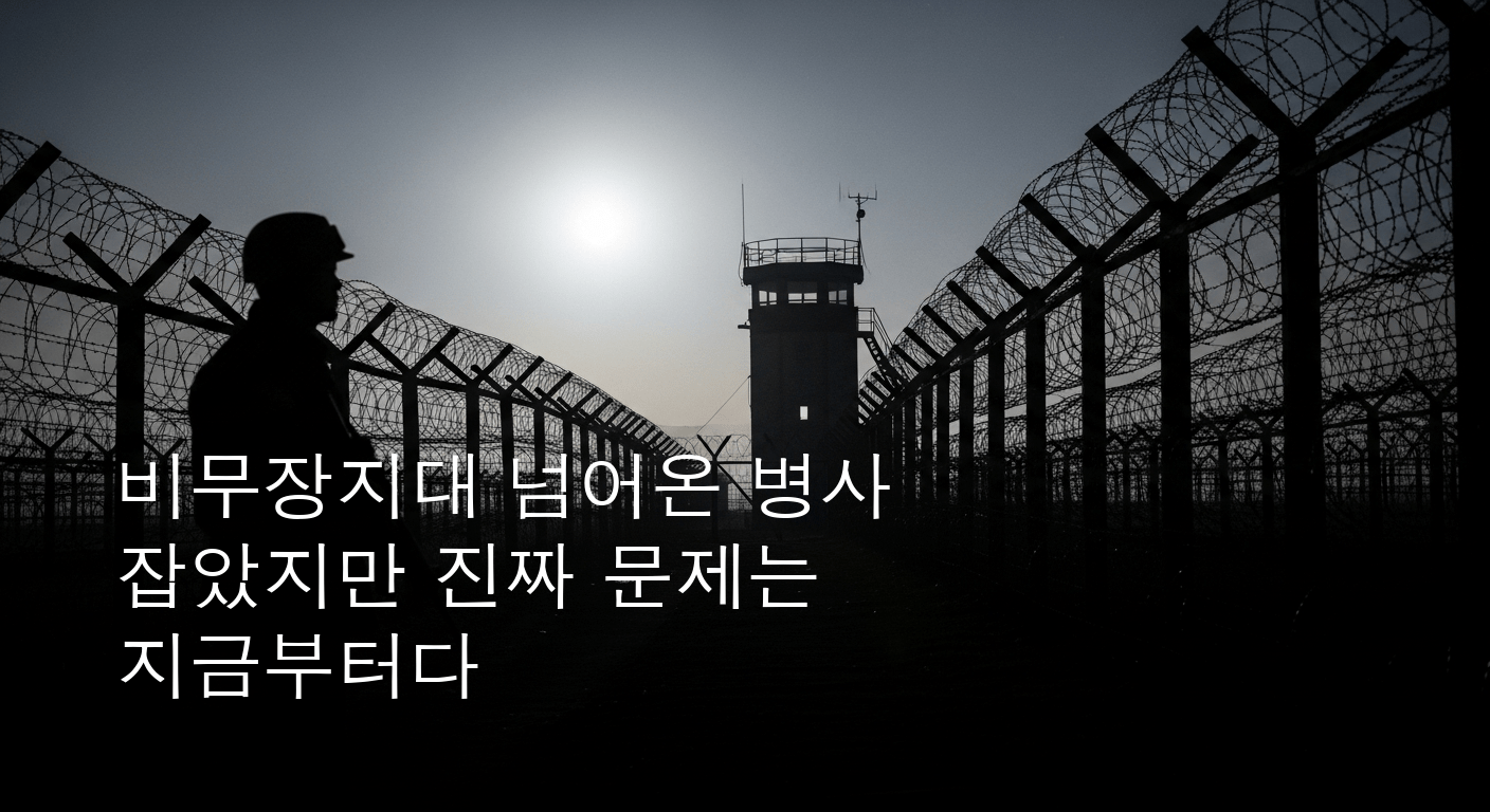 한밤중 비무장지대 넘어온 북한군 병사 극적 신병 확보, 한반도 정세 촉각