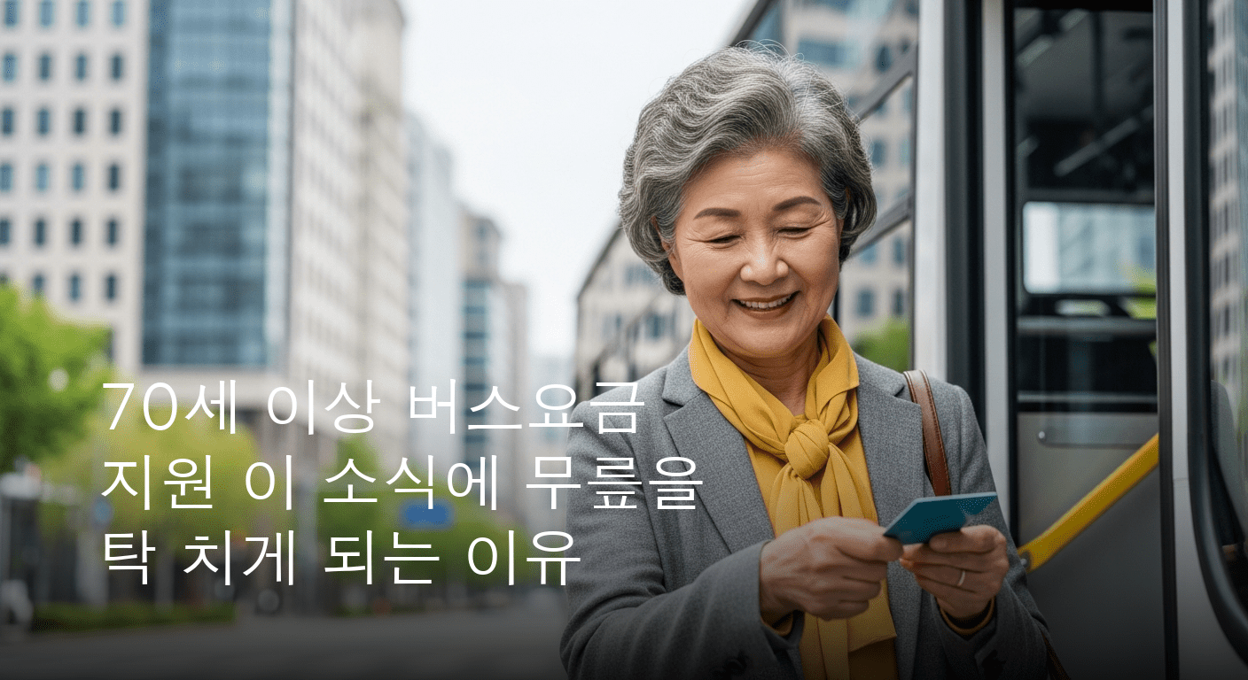 서울시, 70세 이상 버스요금 지원 조례 통과 고령층 이동 복지 새 지평 열었다