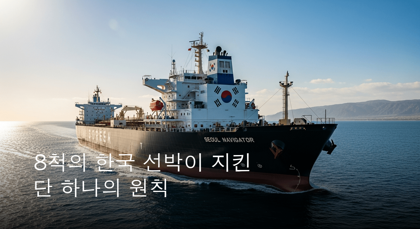 위험천만 호르무즈 해협, 한국 선박 8척의 험난한 여정 끝에 무사 통과