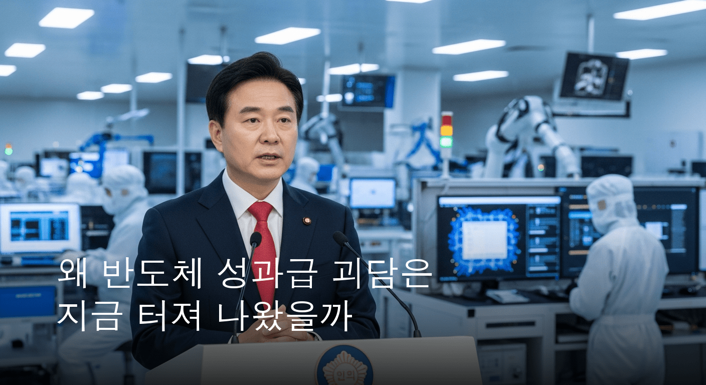 정부, 반도체 기업 '성과급 백지화' 공문설 강력 부인하며 진실 규명에 나섰다