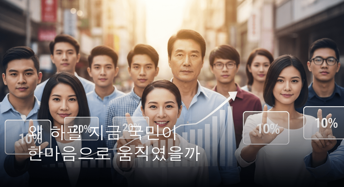 고유가 위기 속 빛난 국민 단결, 지원금 신청률 98%로 경제 활력 불어넣었다