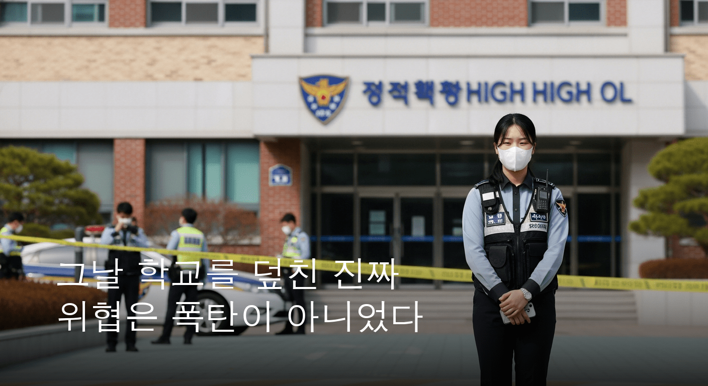 고교 폭발물 협박, 경찰 