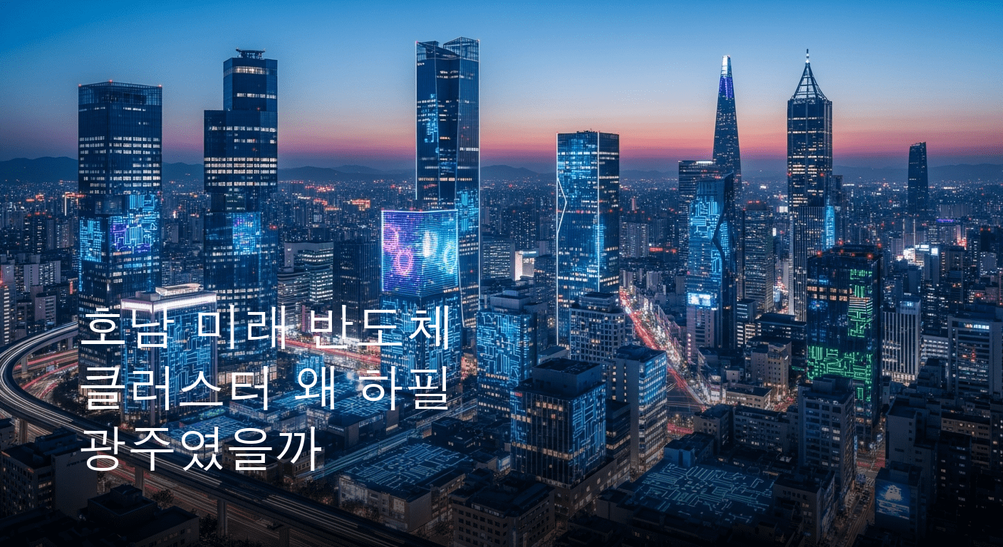 호남 미래 반도체 클러스터 광주에 둥지 틀었다