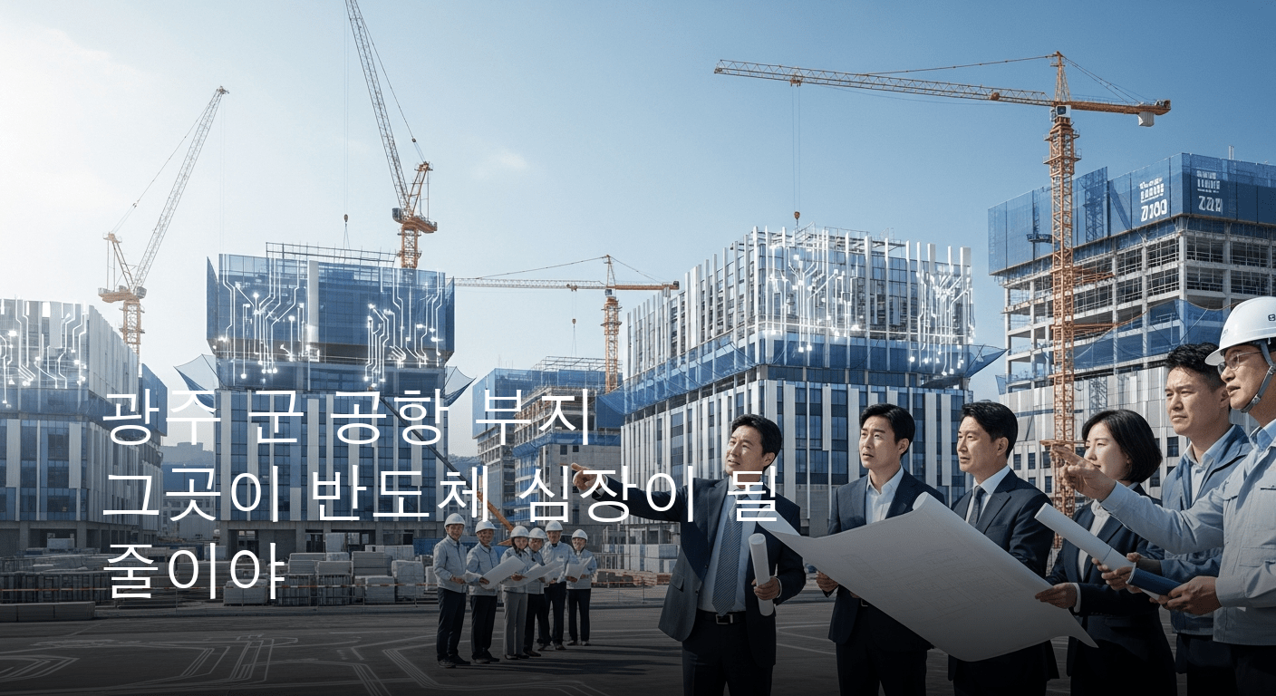 호남 반도체 클러스터, 광주 군 공항 부지에 최종 조성 결정