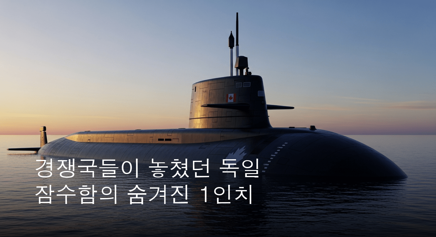 캐나다 차세대 잠수함 사업, 독일 기술력에 최종 낙점 임박