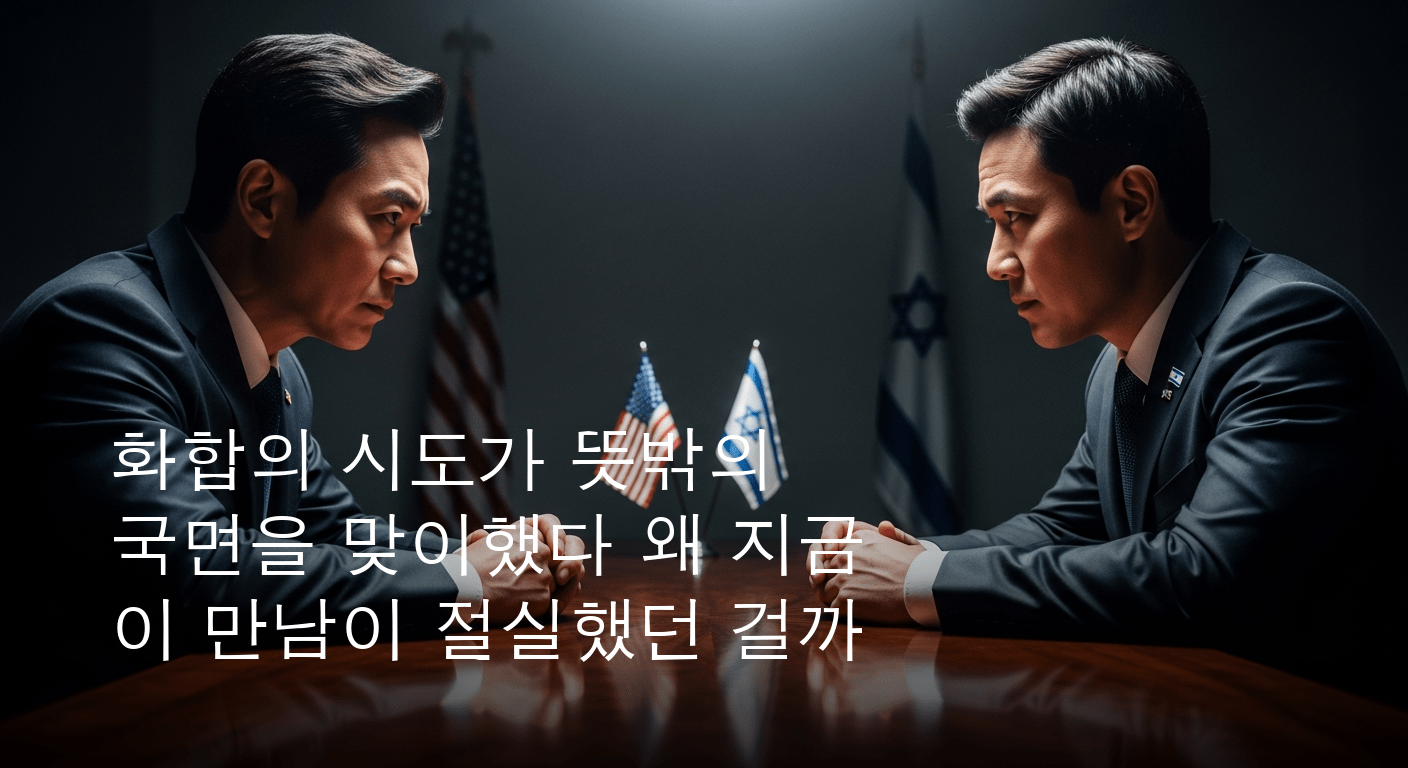불협화음 속 중대 분수령, 미 이스라엘 정상회담 예고