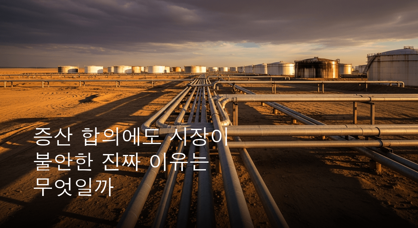 글로벌 석유 시장, 증산 합의와 공급 과잉의 이중주 시작