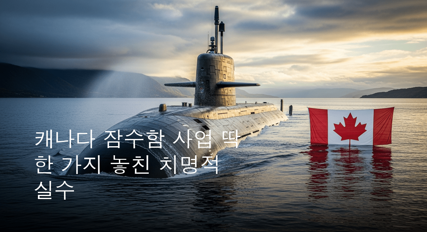 캐나다의 미래 해양 전략, 독일 잠수함과 함께: 60조원 규모 사업, TKMS 최종 선정