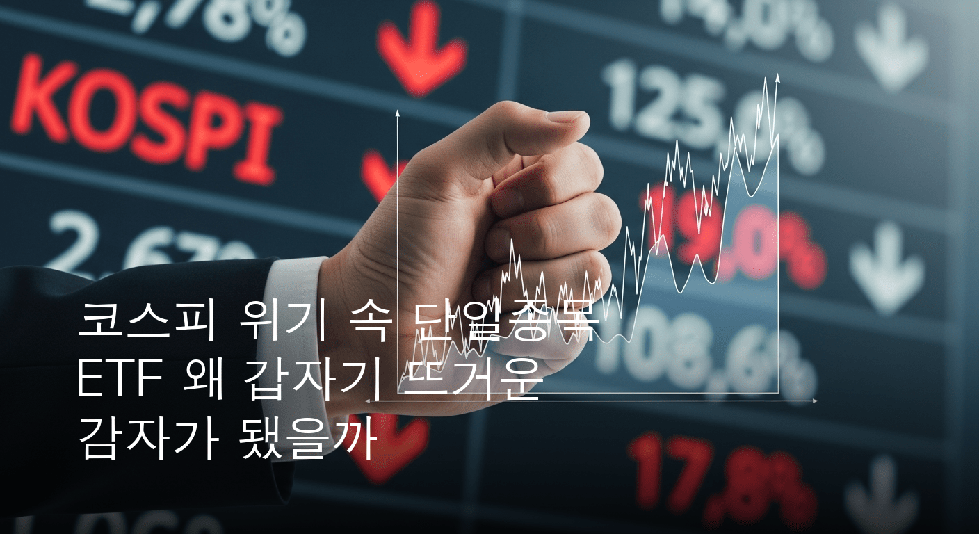위기의 코스피, 단일종목 레버리지 ETF 논란 심화! 금융시장 안정화를 위한 강력한 조치 촉구