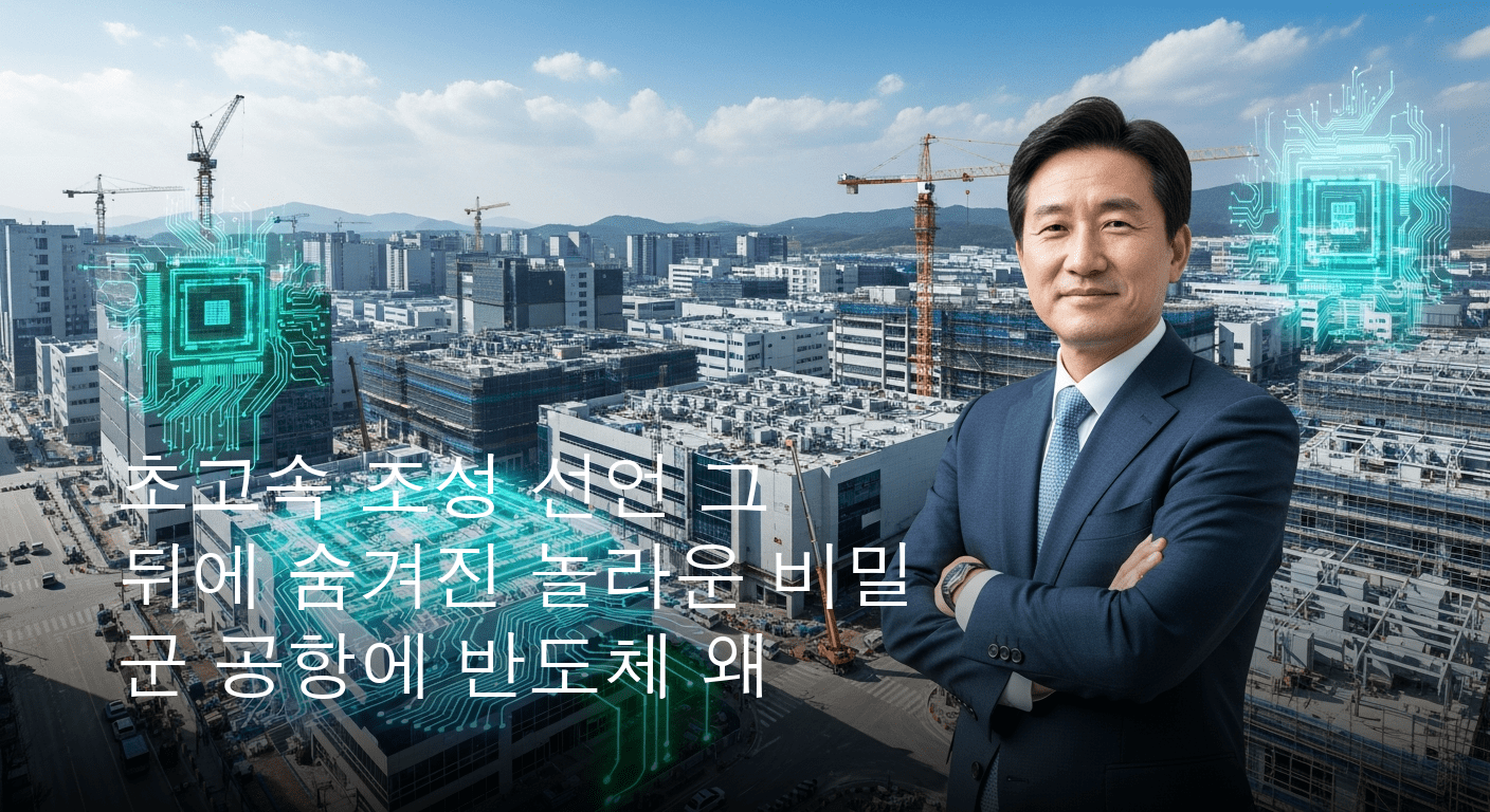 호남 반도체 클러스터 광주 군 공항에 초고속 조성 선언
