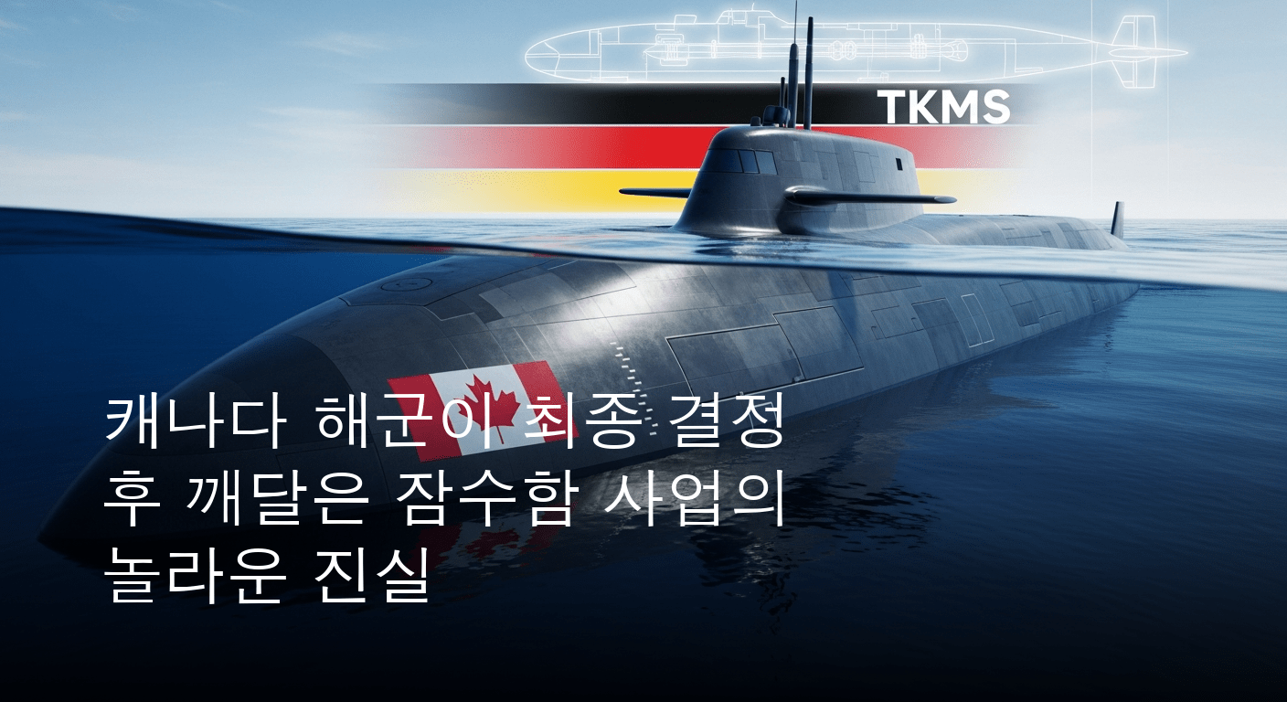 캐나다 해군의 중대 결정, 차세대 잠수함 사업자로 독일 TKMS 최종 선정!