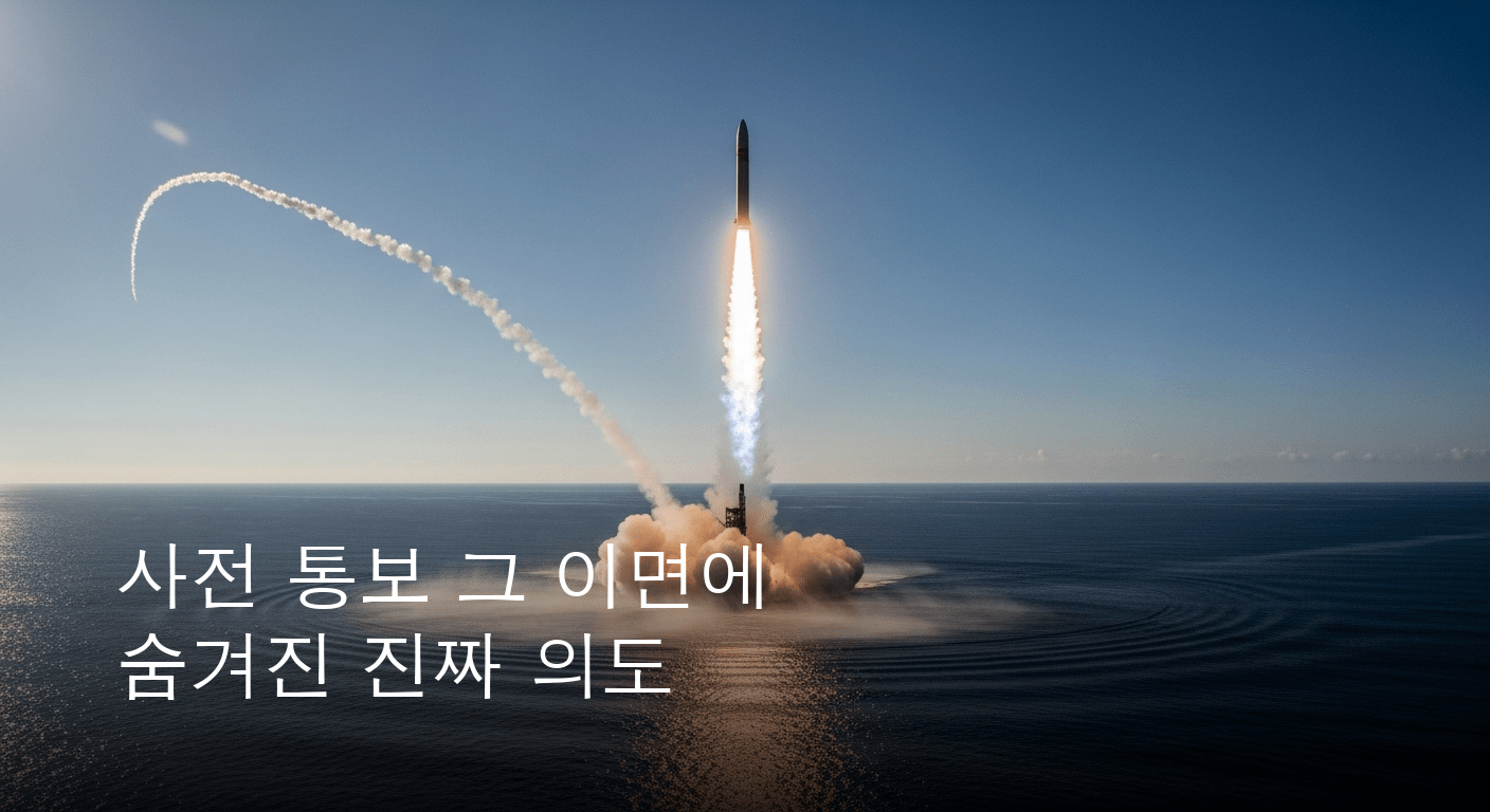 태평양을 흔든 미사일 발사, 사전 통보의 배경과 의미 심층 분석