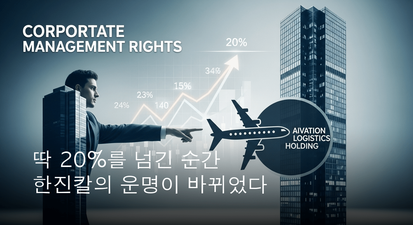 건설 거인의 위대한 도전: 호반건설, 한진칼 지분 20% 돌파하며 경영권 쟁점 부상
