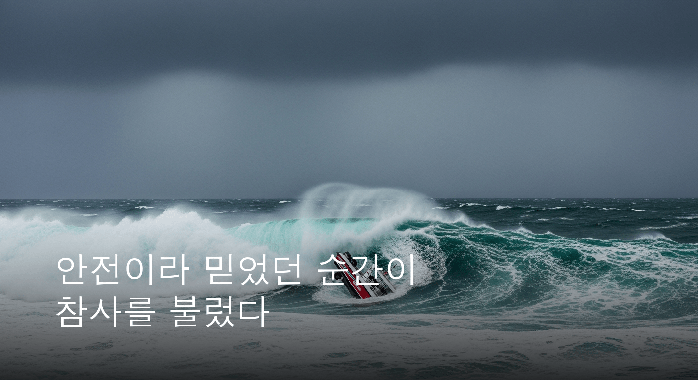 베트남 푸꾸옥 해상 비극 강풍에 전복된 고속정 15명 사망