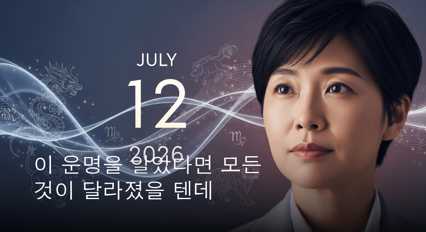 2026년 7월 12일, 당신의 운명은? 띠별로 예측된 오늘의 흐름