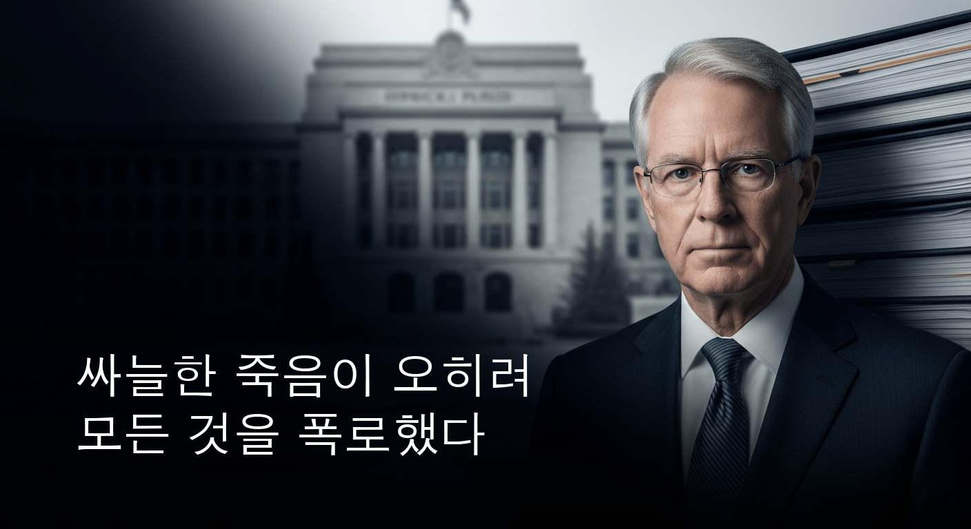 전직 자치단체장, 의혹 속 싸늘한 주검으로 발견되다