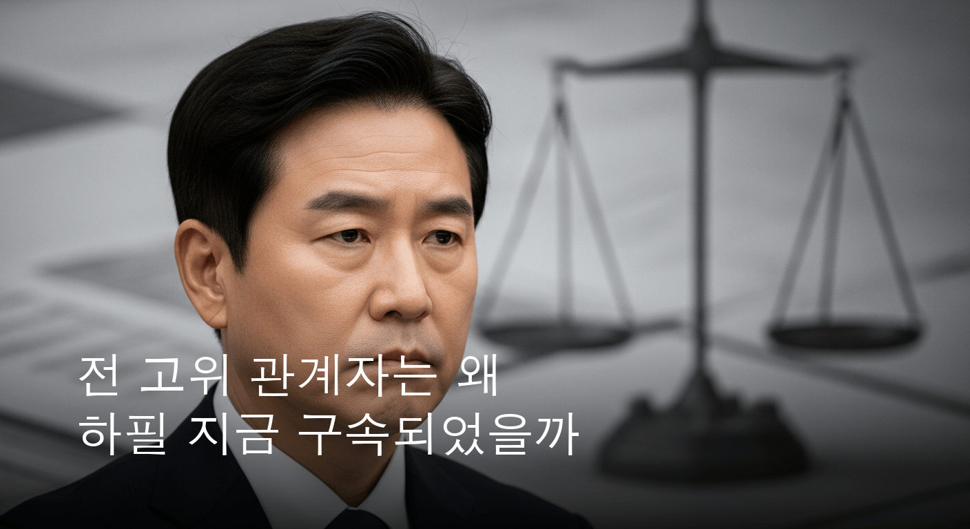 비상 계엄 정당화 시도 의혹, 전 고위 관계자 결국 구속