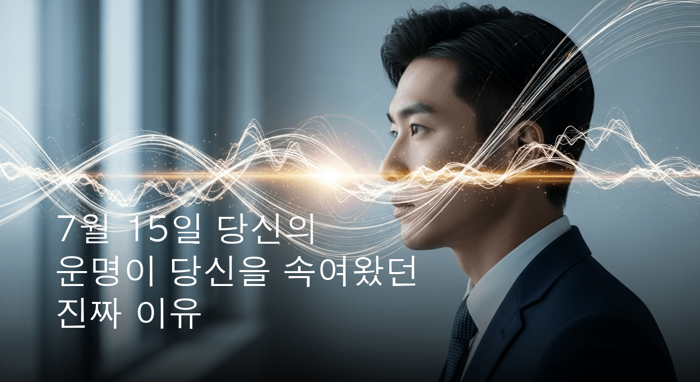 7월 15일 수요일, 역동적인 기운 속 당신의 운명을 읽다