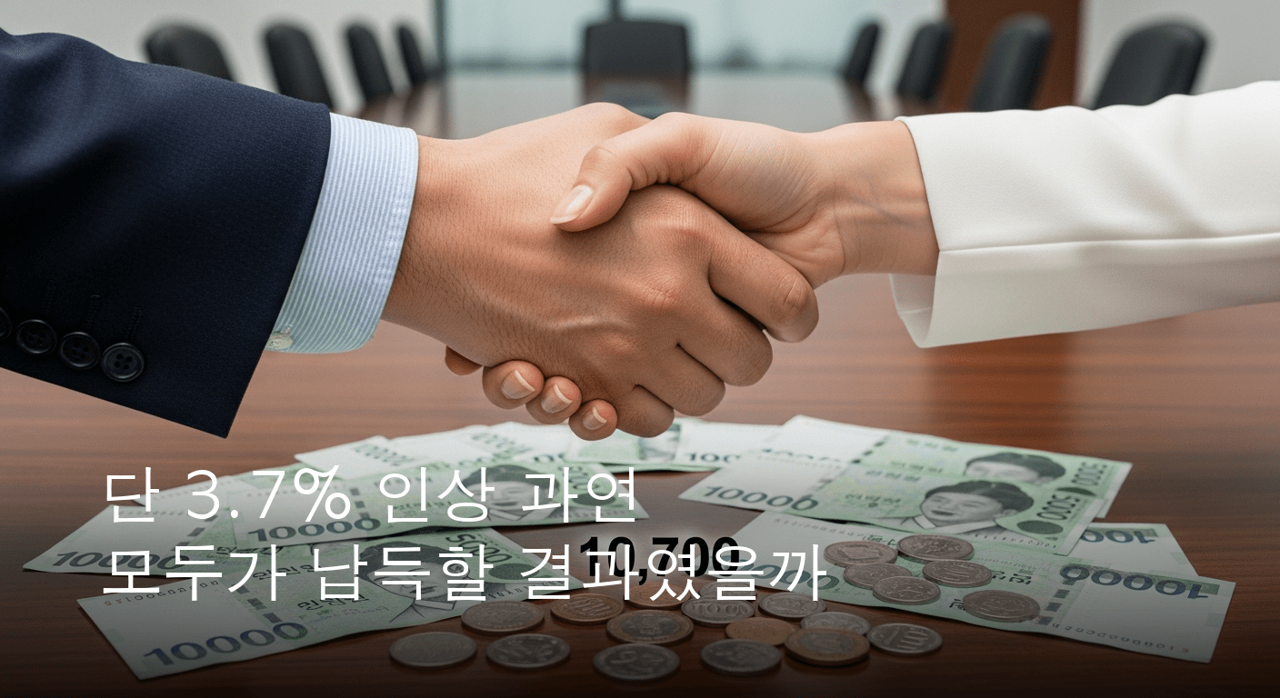 2027년 최저임금, 1만 700원으로 확정! 치열한 논의 끝 3.7% 인상 결정