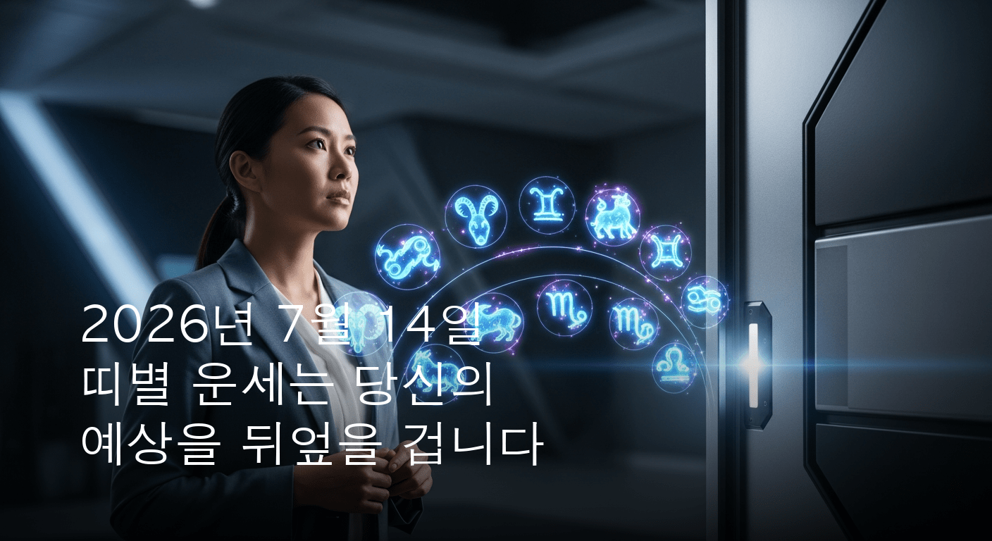 미래의 문을 열다 2026년 7월 14일, 띠별 운세 심층 분석