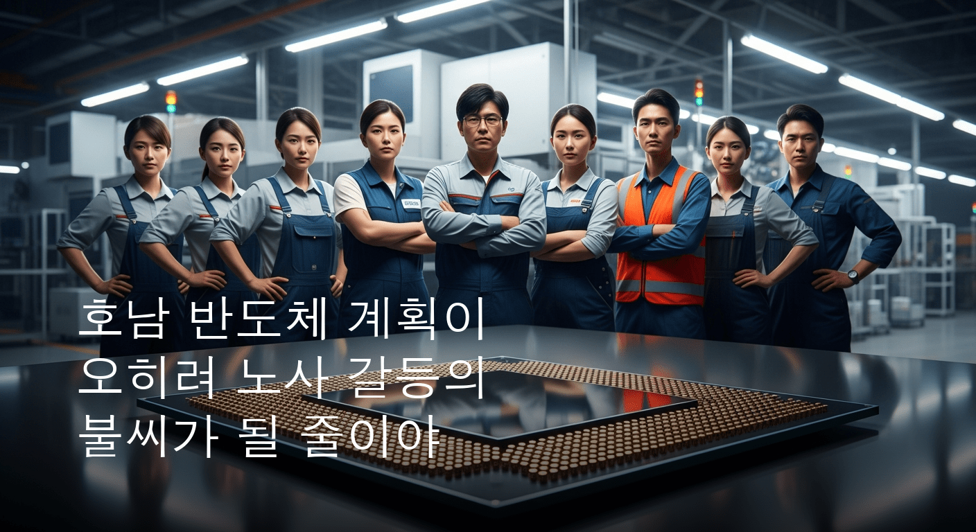 삼성전자 노조, '호남 반도체' 계획에 압도적 반대 표명... 대규모 투자 앞둔 노사 갈등 고조