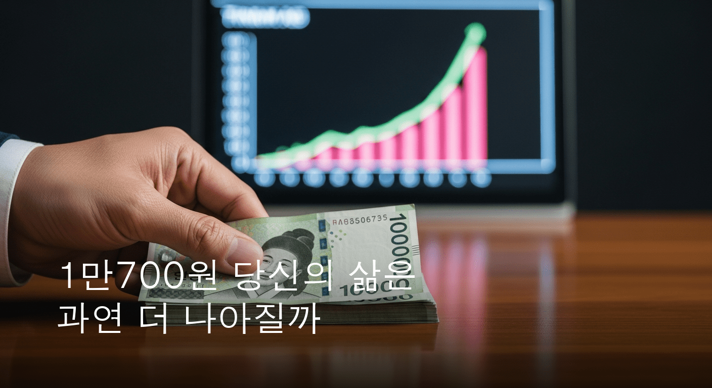 내년도 최저임금 1만700원 최종 확정, 경제 전반에 미칠 영향은