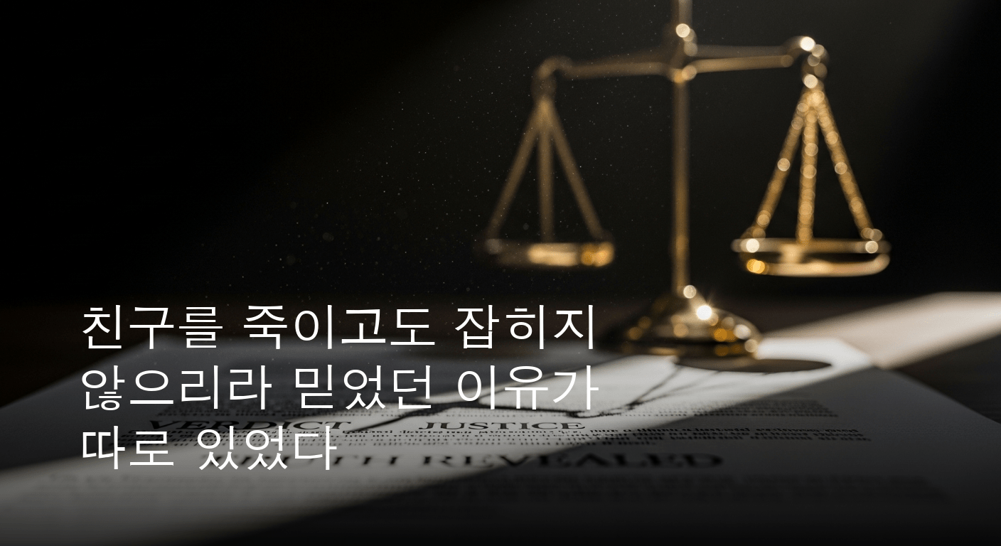 친구 살해 후 활보한 잔혹한 진실: 20대 남성 신상 전격 공개