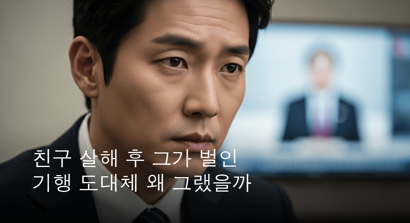 잔혹한 범죄자의 얼굴 공개, 20대 남성 친구 살해 후 기행 벌여 사회적 충격 확산했다.