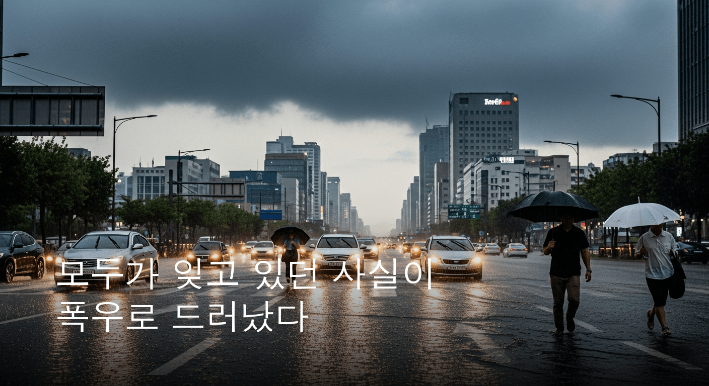 서울 강타한 기록적 폭우, 도시 곳곳 비상 체제 돌입