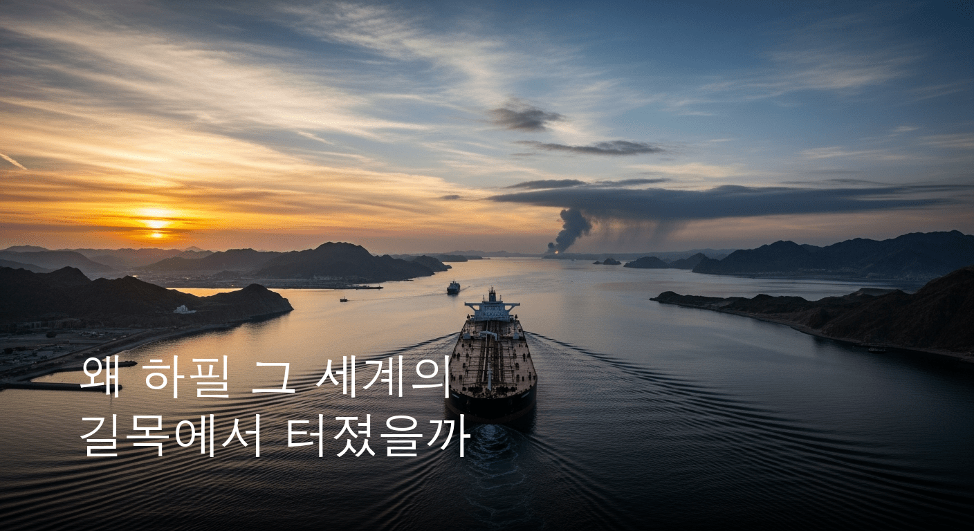 세계 유조선 항로 호르무즈 해협, 의문의 폭발로 국제 정세 불안 증폭