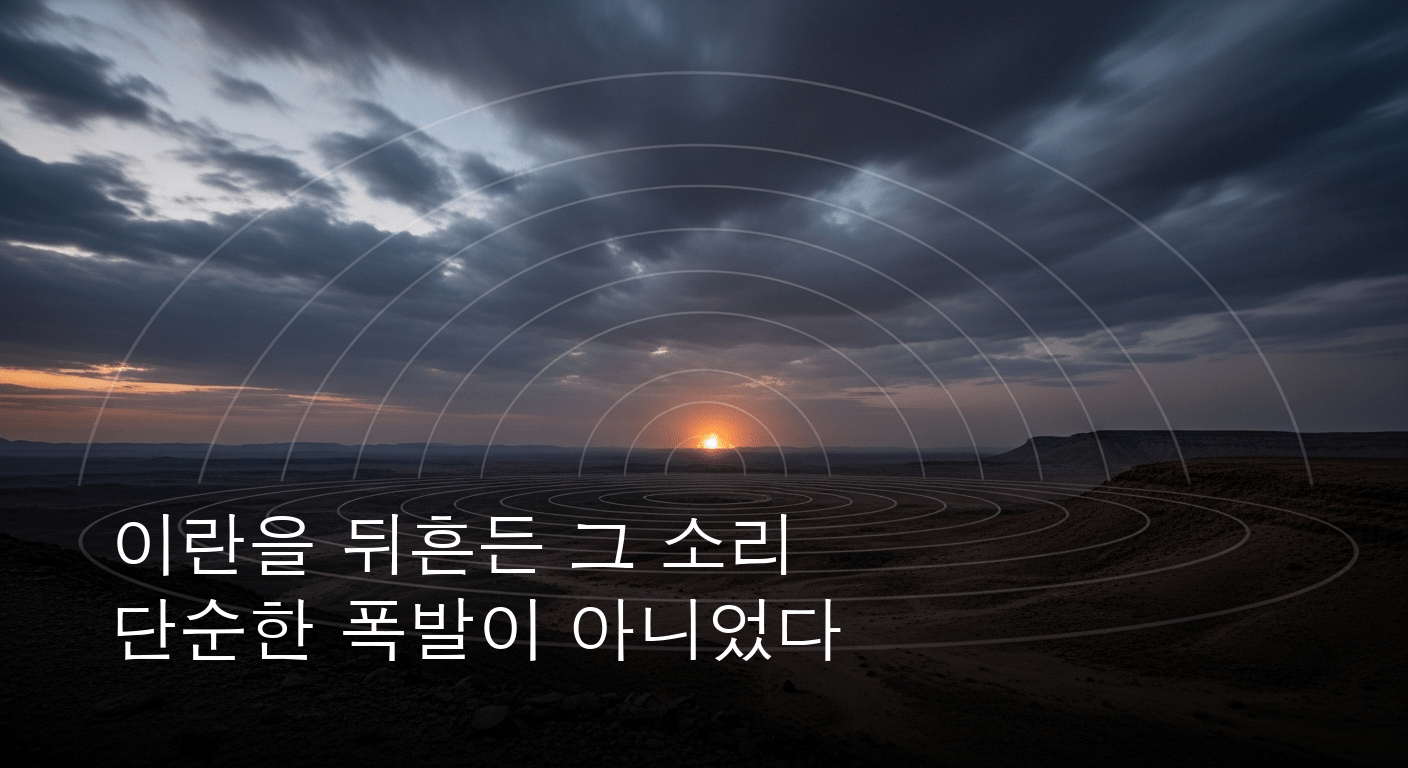 이란 내륙 뒤흔든 의문의 폭발음 미군 공습 범위 전격 확대되나
