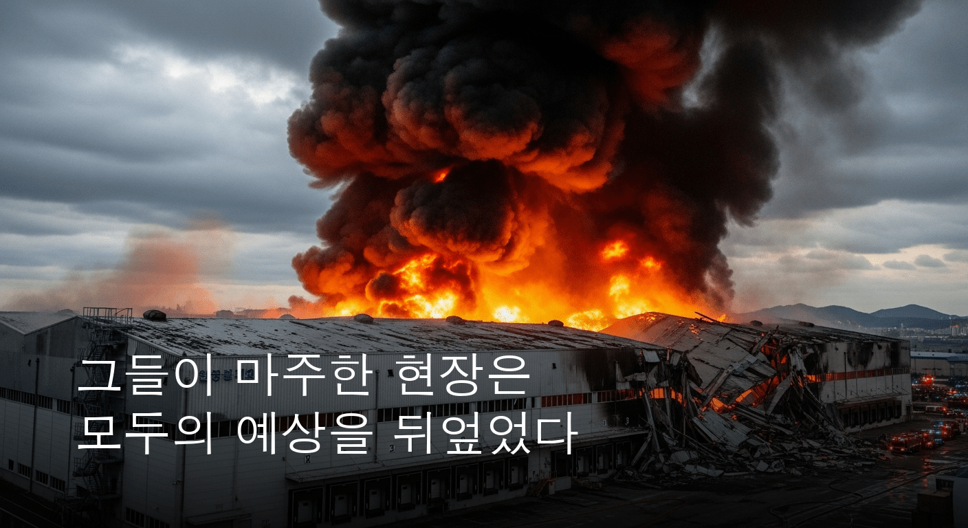 인천 쿠팡 물류센터, 이틀째 불길 속 붕괴 가능성 고조로 긴급 대피령 발령