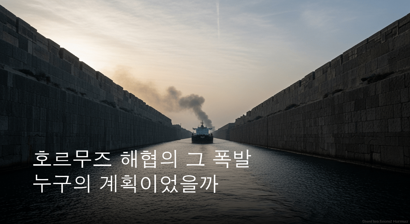 호르무즈 해협 의문의 폭발 이란 미국 개입 주장 국제 정세 요동